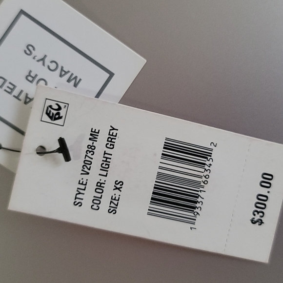 Vince Camuto for Macy's Asymmetrical Wool Coat with black Vegan trim in size xs - Picture 7 of 16